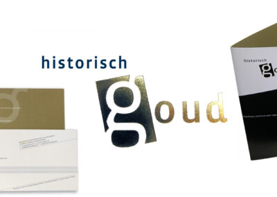 His­to­risch Goud logo, huis­stijl, jaarverslagen